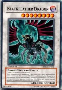 Blackfeather Dragon, TSHD-EN040, Shining Darkness, Ultra Rare, 1st Edition - Picture 1 of 2