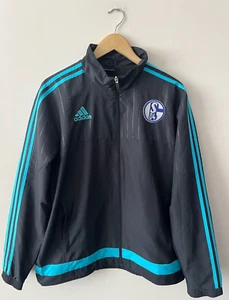Chaqueta de entrenamiento de fútbol Schalke 04 camiseta de fútbol Adidas talla L - Imagen 1 de 6