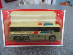 Playart Die Cast Greyhound Bus American Cruiser tarjeta de corte envío a la guerra mundial - Imagen 1 de 3