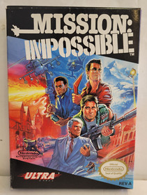 Mission Impossible Nintendo NES (CIB, authentic) 1990