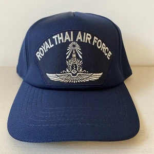 Royal Thai Thailand Air Force Hat Cap Blue Original - Picture 1 of 5
