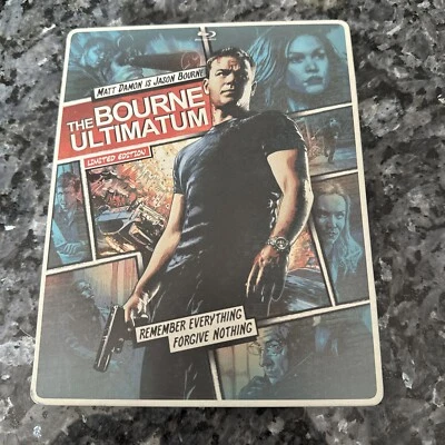 The Bourne Ultimatum Limited Edition Steelbook (Blu-ray Disc & DVD) Matt Damon - Image 1 of 3
