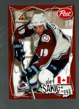 1997- 98  Post Cereal.    Joe Sakic      #3
