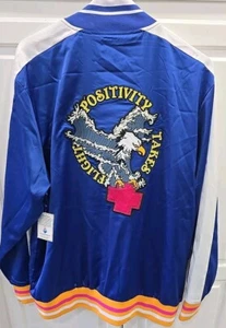 Pink Dolphin Take Flight Zip-up Long Sleeve Blue Sport Jacket Size XXL NWT - Picture 1 of 7