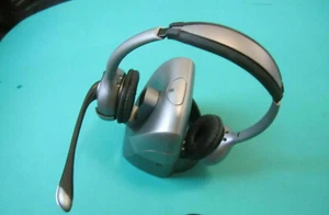 Plantronics SupraPlus CS361N Noise-Canceling Wireless Headset + Base charger - Picture 1 of 8