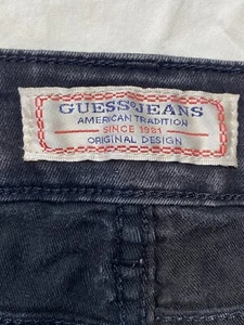 Women’s Guess Jeans, Crop Mid Rise, Size 31, Faded Black Color - Picture 1 of 10
