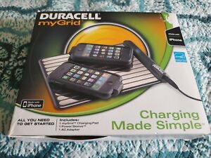 Duracell MyGrid Charging Pad for Cell Phones includes IPhone Sleeve (O)