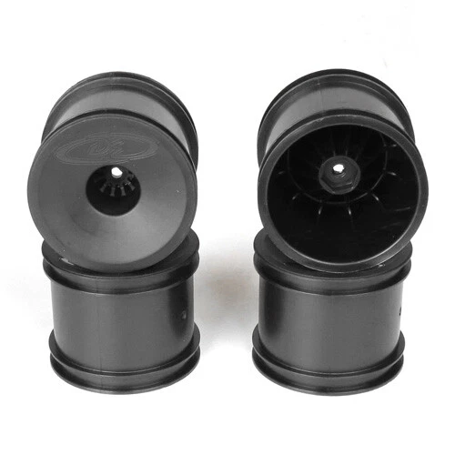 DE Racing SpeedLine ST Wheels TLR Losi Stadium Truck 22T 22T 2.0 Black - Image 1 of 1