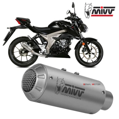 Scarico Completo MIVV MK3 Inox per SUZUKI GSX-S 125 2017 > 2020 - Immagine 1 di 4