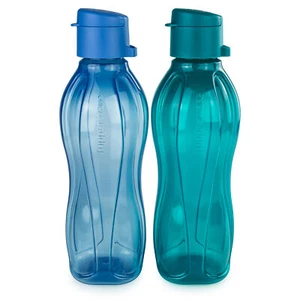 Tupperware EcoEasy petrol + rauchblau Trinkflasche 500 ml - Bild 1 von 1
