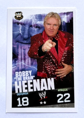 2009 WWE Topps Slam Attax Evolution TCG #156 BOBBY HEENAN Legends Cards - Image 1 of 4