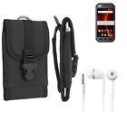 Holster for Caterpillar Cat S41 Dual-SIM + EARPHONES belt bag pouch sleeve case 