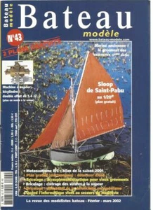BATEAU MODELE N°43 PLAN : SLOOP DE SAINT-PABU / DETECTEUR D'EAU / GREEMENTS - Picture 1 of 2