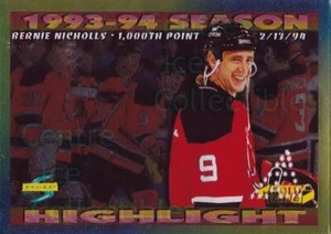 1994-95 Score Gold Punched Winners #245 Bernie Nicholls - Picture 1 of 1