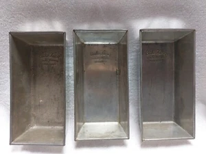3 Vintage BAKE KING Loaf Pans Made in USA King of Bakeware Kitchen Grandma  - Picture 1 of 8