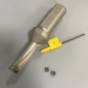 1X SP-13-3D-C20 + 2 Stück SPMG050204TG LF6018 Hartmetall U Bohrer Schnellbohrer - Bild 1 von 7