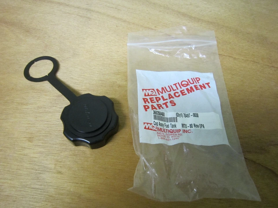 Multiquip Mikasa Jumping Jack Apisonador MTX70, MTX80 / 90 Tapa del tanque de combustible - 366350460 Foto 1 de 1