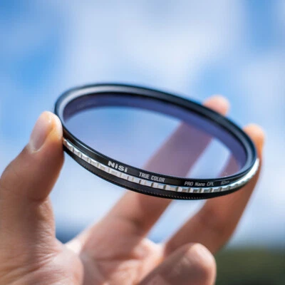 Lente de cámara con filtro nano polarizador Nisi True Color CPL Pro 49 52 58 67 72 77 82 mm Foto 1 de 4