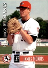 2005 Billings Mustangs Grandstand #7 James Morris Eldorado Illinois IL Card