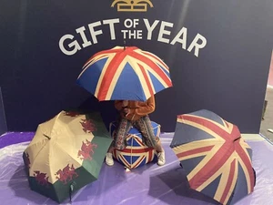 Union Jack Umbrella | Marine | Bronze Automatic Opening Double Lined - Picture 1 of 10