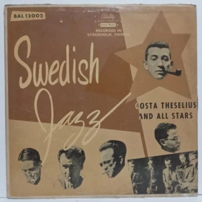 SWEDISH JAZZ SABBATH BLUES GOSTA THESELIUS All Stars LP 1956 DEEP GROOVE - Image 1 of 4
