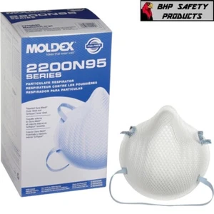 Moldex 2200 N95 Particulate Respirator Medium/Large, 20 Masks Per Box EXP 1/2030 - Picture 1 of 8