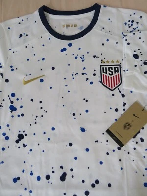 Nike Dri-FIT US National Team S/S Perf.  Soccer Jersey, NWT - Women's L  +XL $95 - Image 1 of 4