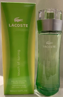 Spray para mujer Lacoste Touch Of Spring 3,0 OZ 90 ml EDT nuevo sellado descontinuado Foto 1 de 2