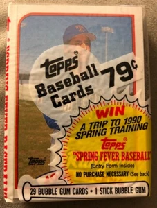 1989 Topps Cello Pack Jose Cecena Rangers (Top) Alvin Davis Mariners (Back) - Picture 1 of 2