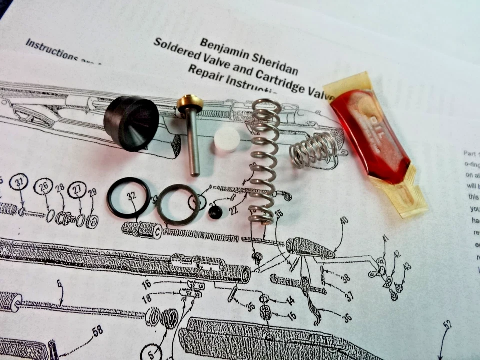 Sheridan  C- Blue/ Silver Streak .20cal/5mm Air Rifle Seal Kit w/ Instructions - Image 1 of 1