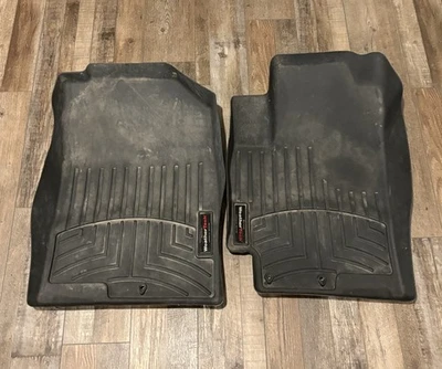 WeatherTech FloorLiner for 2018-2022 Hyundai Accent - 1st Row, Black - Image 1 of 2