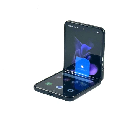 Samsung Galaxy Z Flip3 5G Unlocked 128GB Black Good Condition Grade B 794 - Image 1 of 4