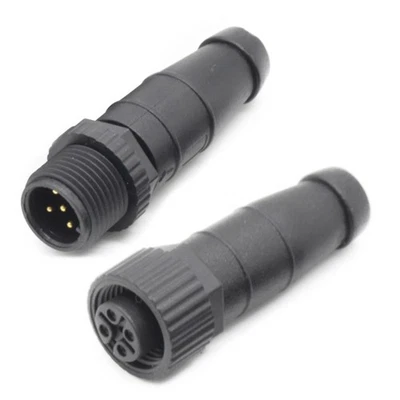 MARKENLOS Marine Stecker männlich weiblich 5-polig 12 mm Gewinde für NMEA 2000 Backbone