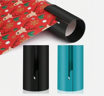 1Pc Sliding Wrapping Paper Cutter Craft Seconds Christmas Wrap Paper Cut Tools - Image 1 of 4