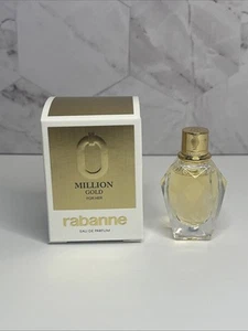 Paco Rabanne Million GOLD for Her Eau De Parfum MINIATURE EDP Splash - .17 Oz - Picture 1 of 1