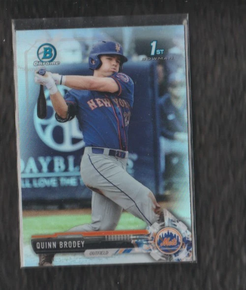 2017 Bowman Draft Chrome Quinn Brodey 1st Bowman REF - Image 1 of 1