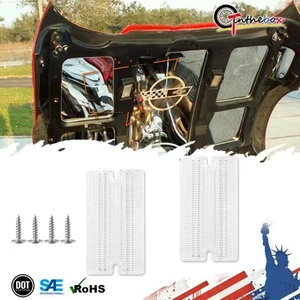 Two Pieces Crystal Clear Under Hood Light Lenses Kit For 1984-1996 Corvette C4 - Picture 1 of 7