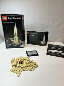 LEGO ARCHITECTURE: Empire State Building (21002) - COMPLETE SET Incl Manual Box