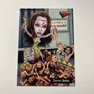 2007 Topps Hollywood Zombies Terror Banks Tyra Banks Parody Card #49 - Picture 1 of 2