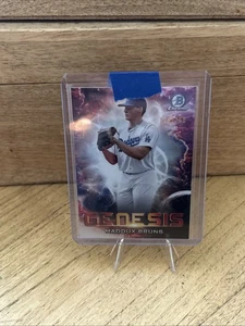 2021 Bowman Chrome Genesis Maddux Bruns Refractor 225/250 LA Dodgers #GNS-15 - Picture 1 of 8