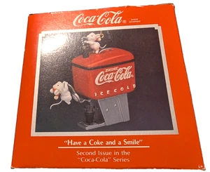 Enesco (571512) Coca-Cola "Have a Coke and a Smile" Mice Soda Fountain Ornament - Picture 1 of 5