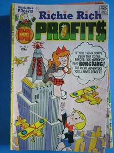 RICHIE RICH  PROFITS No. 3 1975  comic book  - Picture 1 of 2