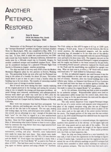 Pietenpol Rapporto aeromobili 1/14/2024z - Foto 1 di 2