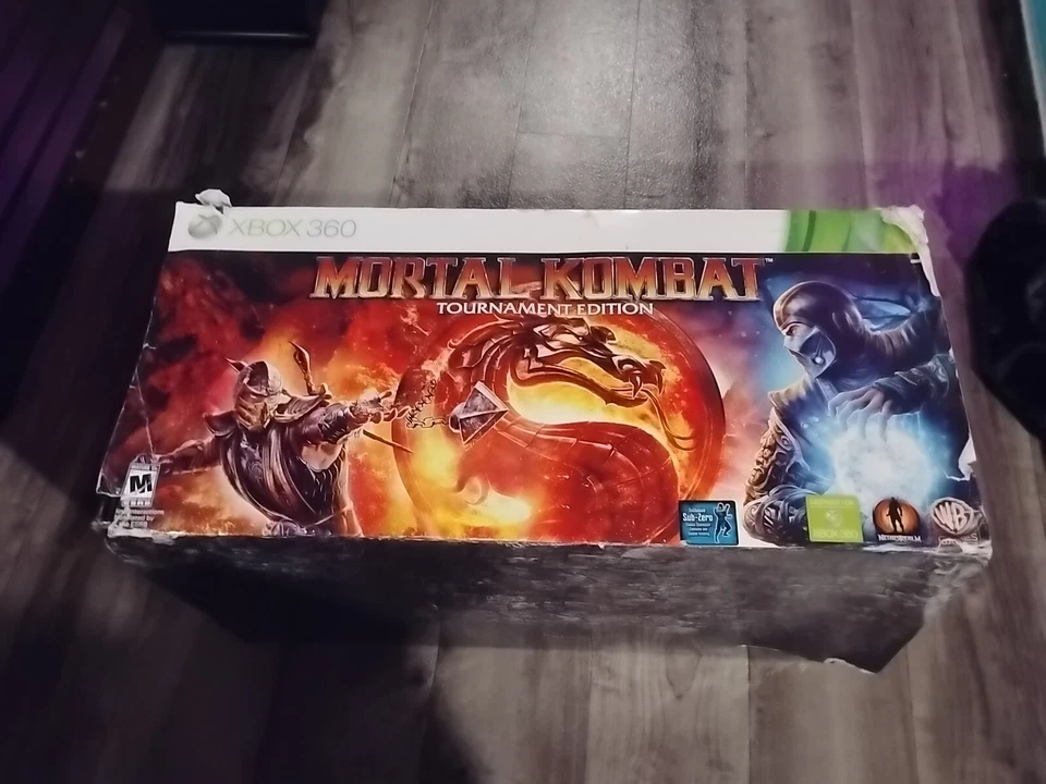 Mortal Kombat Tournament Edition Box Set Xbox 360 Arcade Controller New Open Box - Image 1 of 4