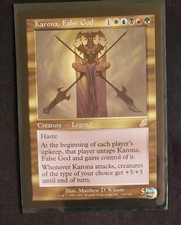 Karona False God NM LEGENDARY RARE Scouge Magic The Gathering (MTG) CCG 2003