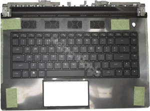 00P3H1 0P3H1 Palmrest Upper Case US RGB Keyboard for Dell Alienware M15 R5 R6 - Picture 1 of 8
