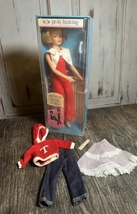Vintage Pos’n Tammy Red Outfit Telephone Booth Box Ideal (1) Archery Outfit 1965 - Picture 1 of 14