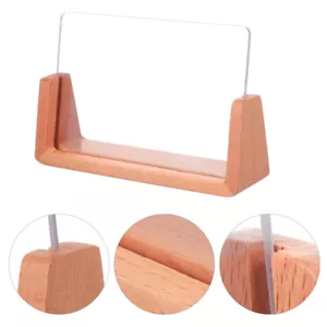 Desktop Wood Photo Frame U-shaped Frames Postcard Display Stand Bracket