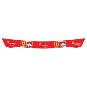 Ferrari 1997 Casco Visera Tira - Visera Adhesiva Casco Coche - Imagen 1 de 1