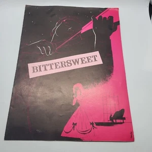 Bittersweet Vintage Musical Program Book - handsigniert - Bild 1 von 4